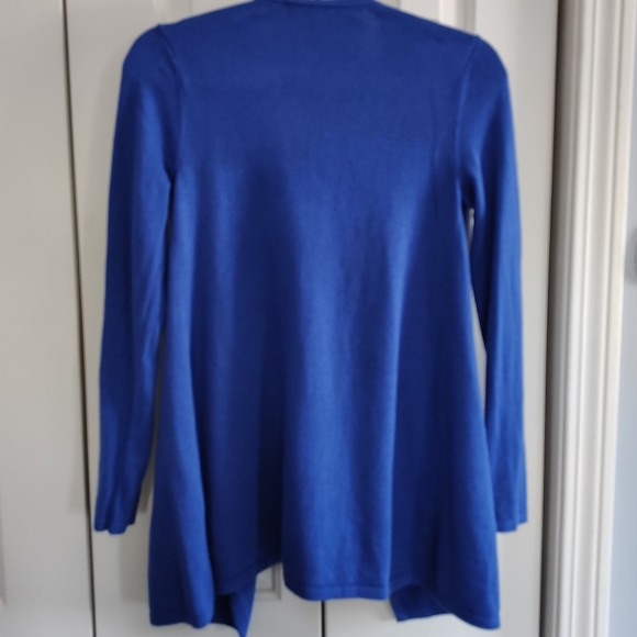 Lilly Pulitzur Blue Open Front Cardigan Sweater XS - Picture 5 of 11